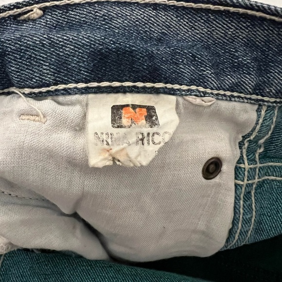 Nina Ricci Paris Vintage High Waist Straight Leg Cropped Jeans Women’s 27 - Picture 10 of 16